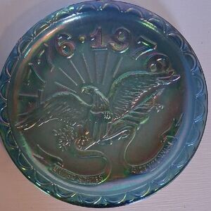Iridescent Commemorative Plate